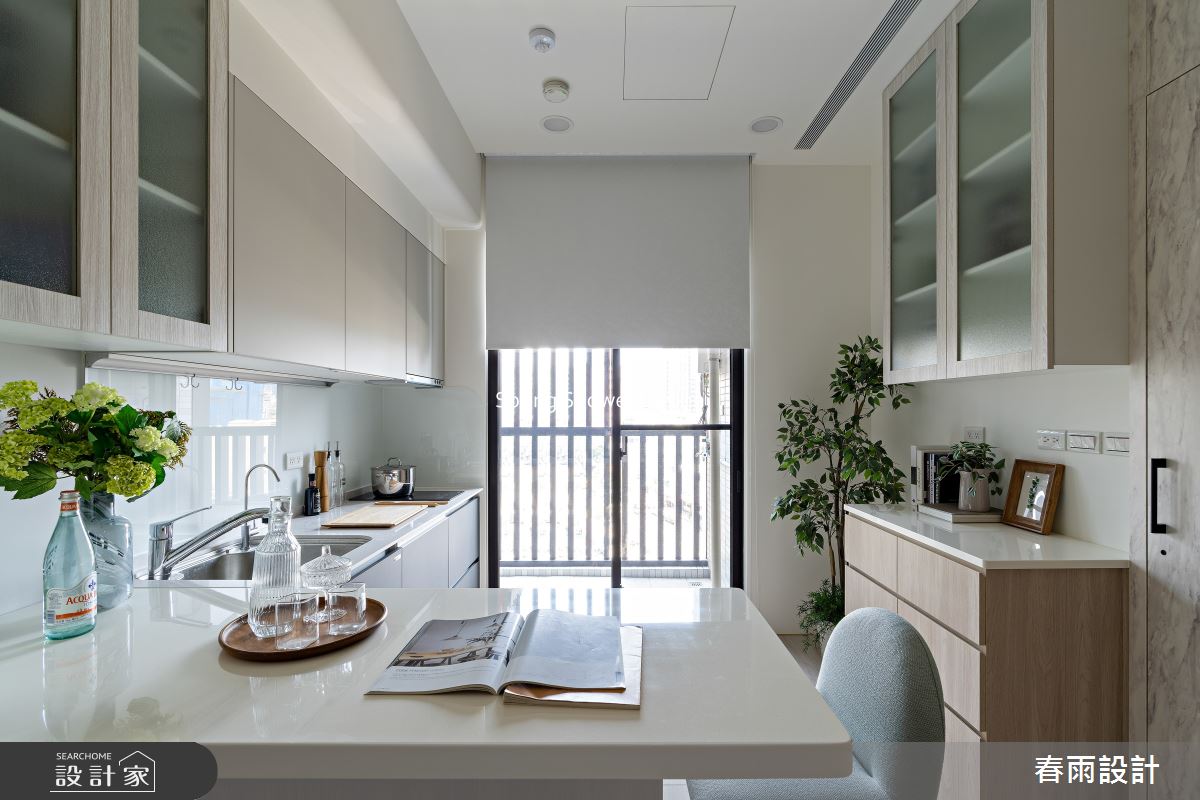 新成屋(5年以下)＿北歐風廚房吧檯中島案例圖片＿春雨設計＿春雨_310 昇陽逸居之13