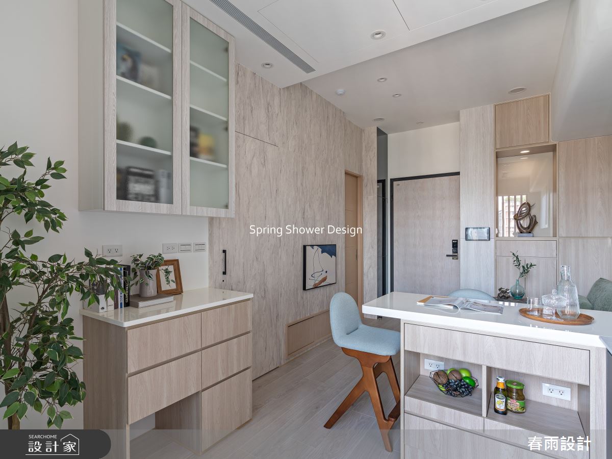 新成屋(5年以下)＿北歐風客廳吧檯中島案例圖片＿春雨設計＿春雨_310 昇陽逸居之15