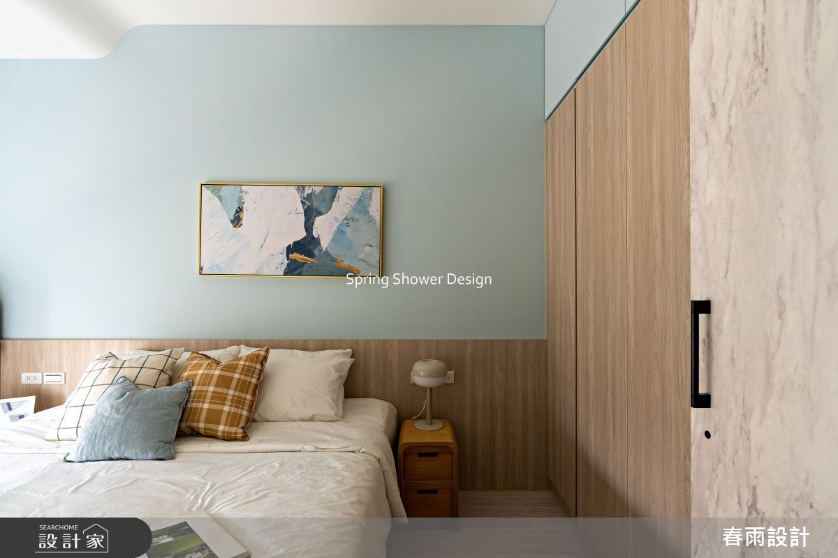 新成屋(5年以下)＿北歐風臥室案例圖片＿春雨設計＿春雨_310 昇陽逸居之21