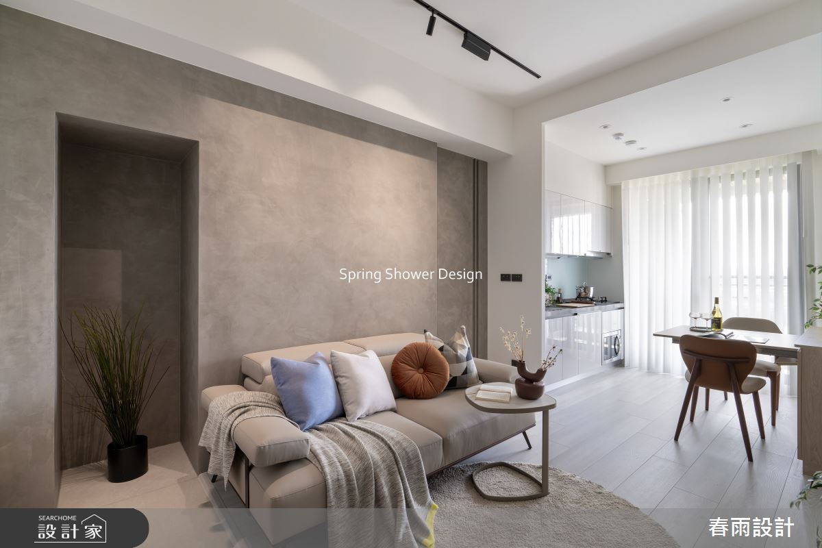 新成屋(5年以下)＿現代風客廳餐廳廚房案例圖片＿春雨設計＿春雨_314 宏國大央北之1