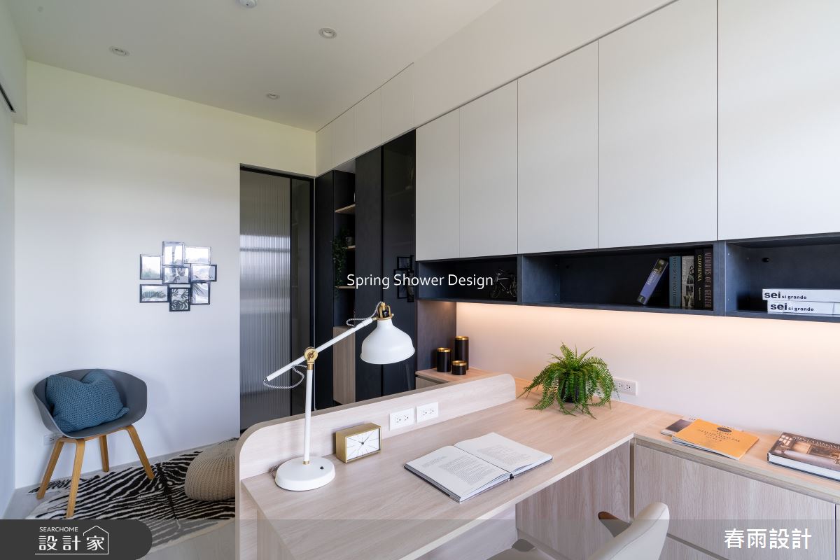 新成屋(5年以下)＿現代風書房工作區案例圖片＿春雨設計＿春雨_314 宏國大央北之23