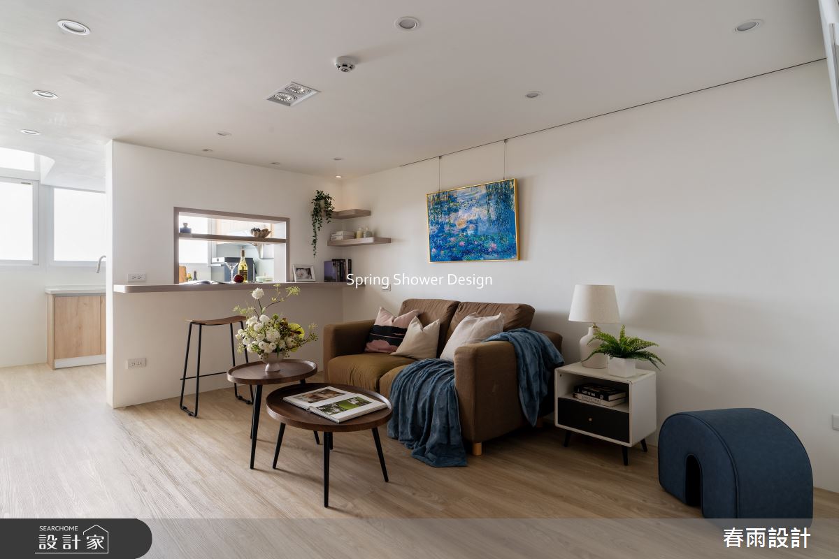 9坪老屋(16~30年)＿北歐風客廳餐廳廚房案例圖片＿春雨設計＿春雨_315 天母羅丹之3