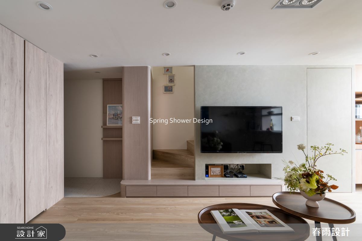 9坪老屋(16~30年)＿北歐風客廳樓梯案例圖片＿春雨設計＿春雨_315 天母羅丹之6