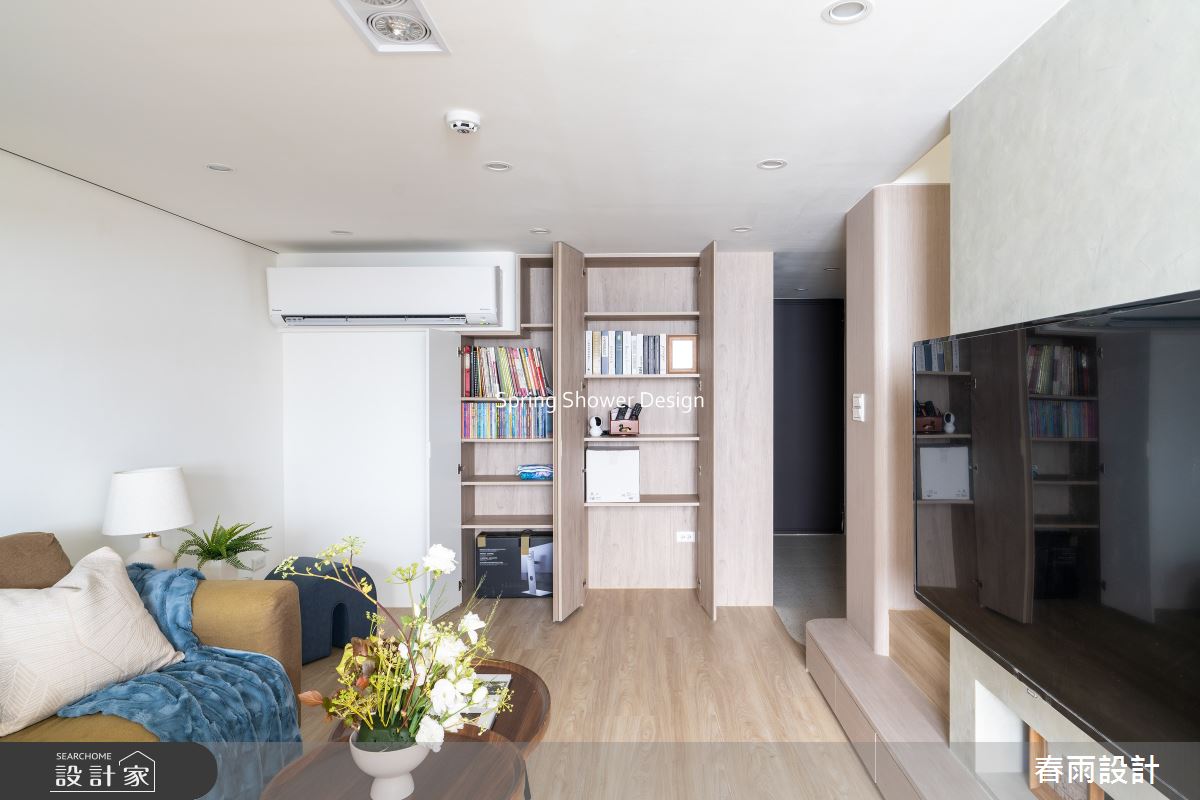 9坪老屋(16~30年)＿北歐風客廳案例圖片＿春雨設計＿春雨_315 天母羅丹之8