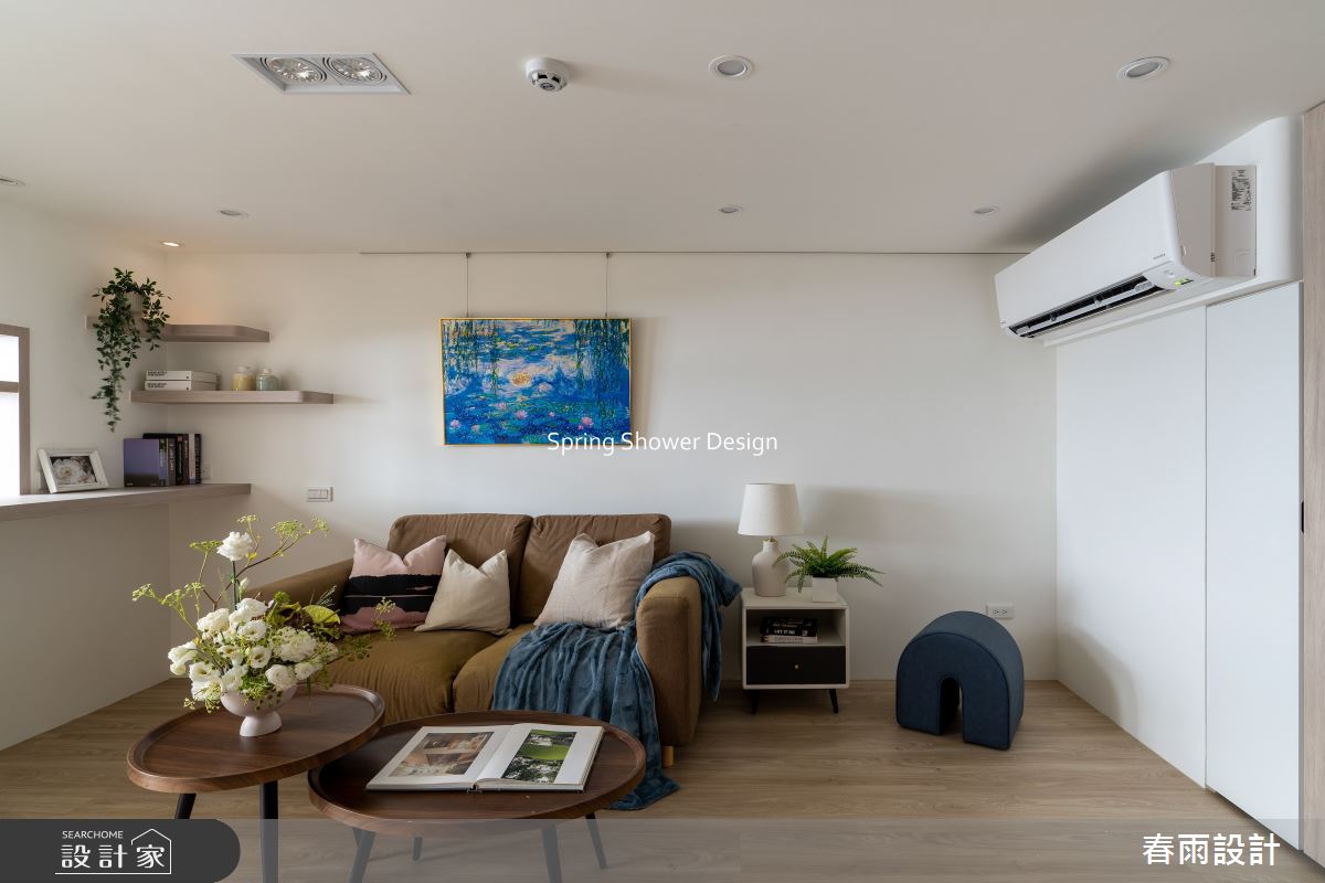 9坪老屋(16~30年)＿北歐風客廳案例圖片＿春雨設計＿春雨_315 天母羅丹之9