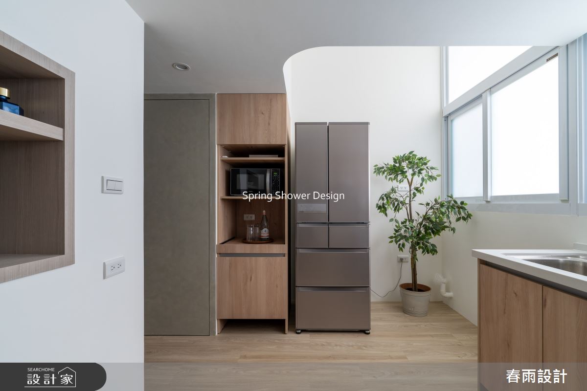 9坪老屋(16~30年)＿北歐風廚房案例圖片＿春雨設計＿春雨_315 天母羅丹之12