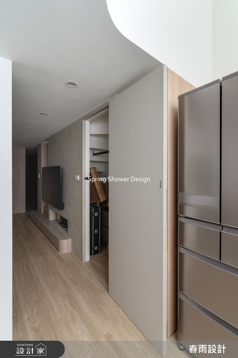 9坪老屋(16~30年)＿北歐風客廳儲藏室案例圖片＿春雨設計＿春雨_315 天母羅丹之15