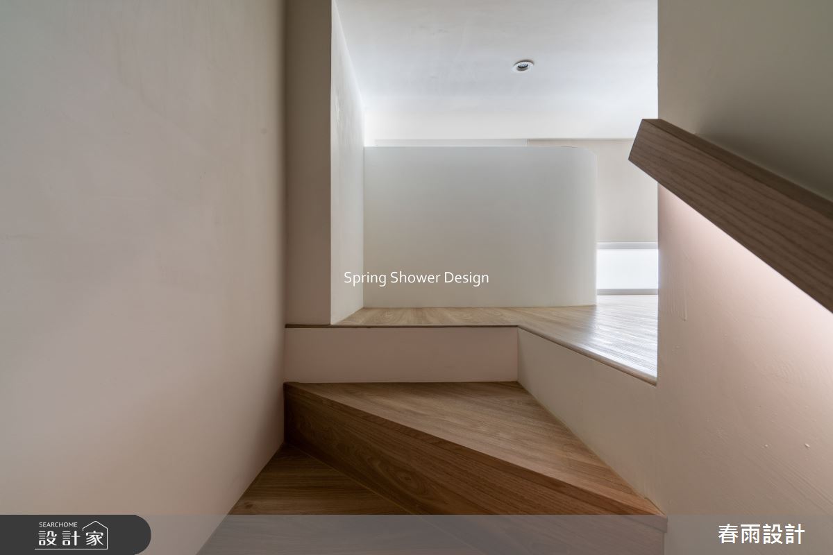 9坪老屋(16~30年)＿北歐風樓梯案例圖片＿春雨設計＿春雨_315 天母羅丹之17