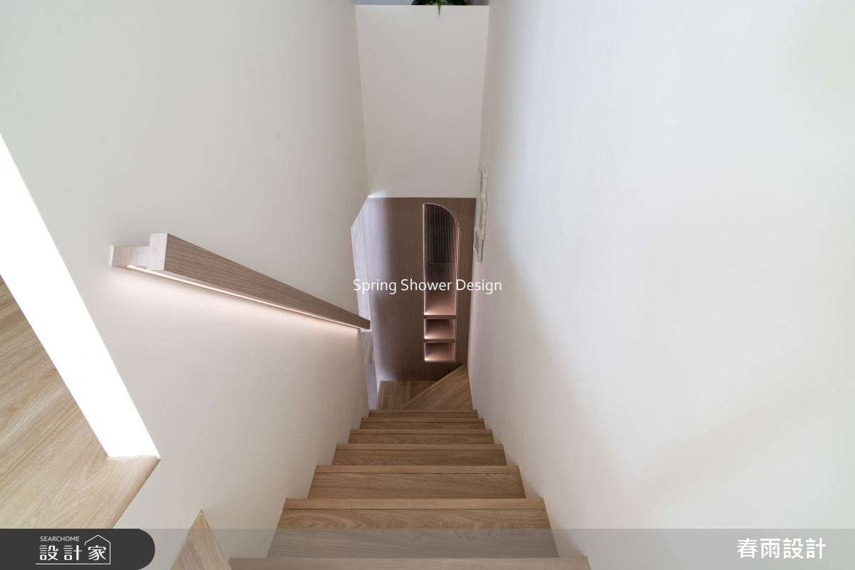 9坪老屋(16~30年)＿北歐風樓梯案例圖片＿春雨設計＿春雨_315 天母羅丹之18
