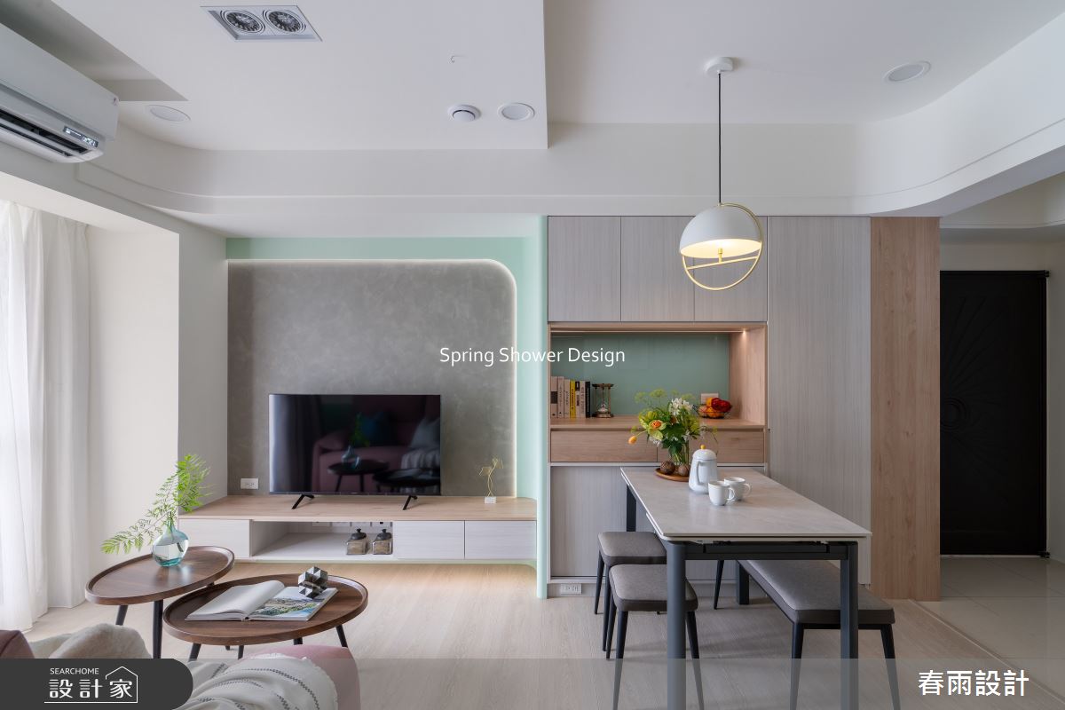 新成屋(5年以下)＿現代風客廳餐廳案例圖片＿春雨設計＿春雨_316 桃園陳公館之6