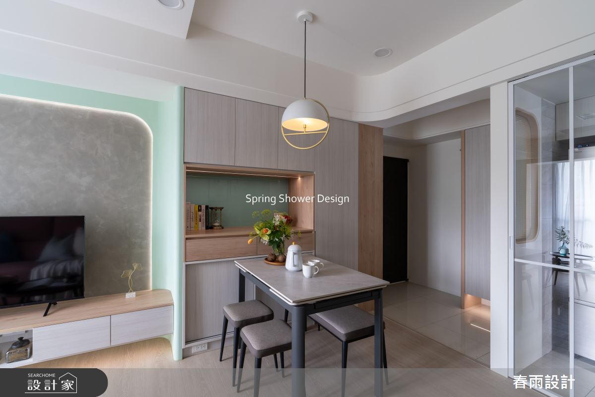 新成屋(5年以下)＿現代風玄關客廳餐廳案例圖片＿春雨設計＿春雨_316 桃園陳公館之13