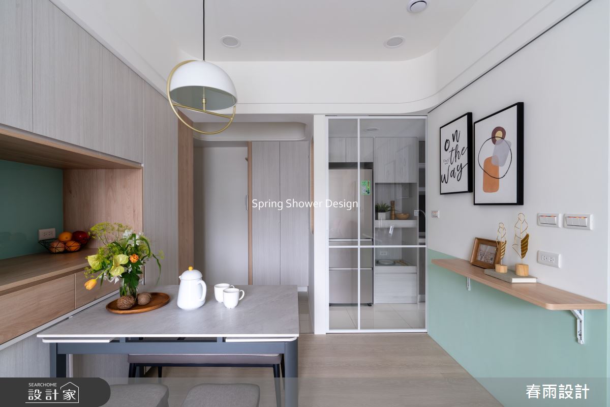 新成屋(5年以下)＿現代風玄關餐廳廚房案例圖片＿春雨設計＿春雨_316 桃園陳公館之15