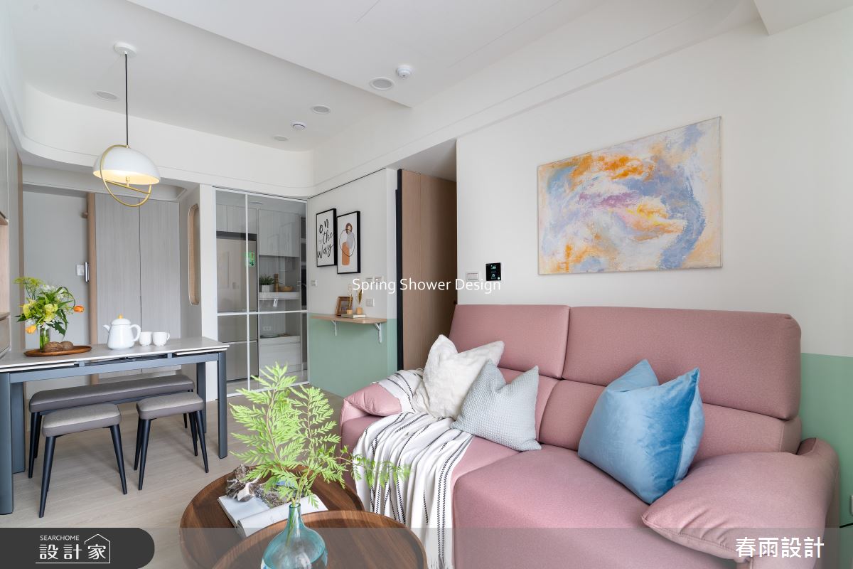 新成屋(5年以下)＿現代風客廳餐廳廚房案例圖片＿春雨設計＿春雨_316 桃園陳公館之10