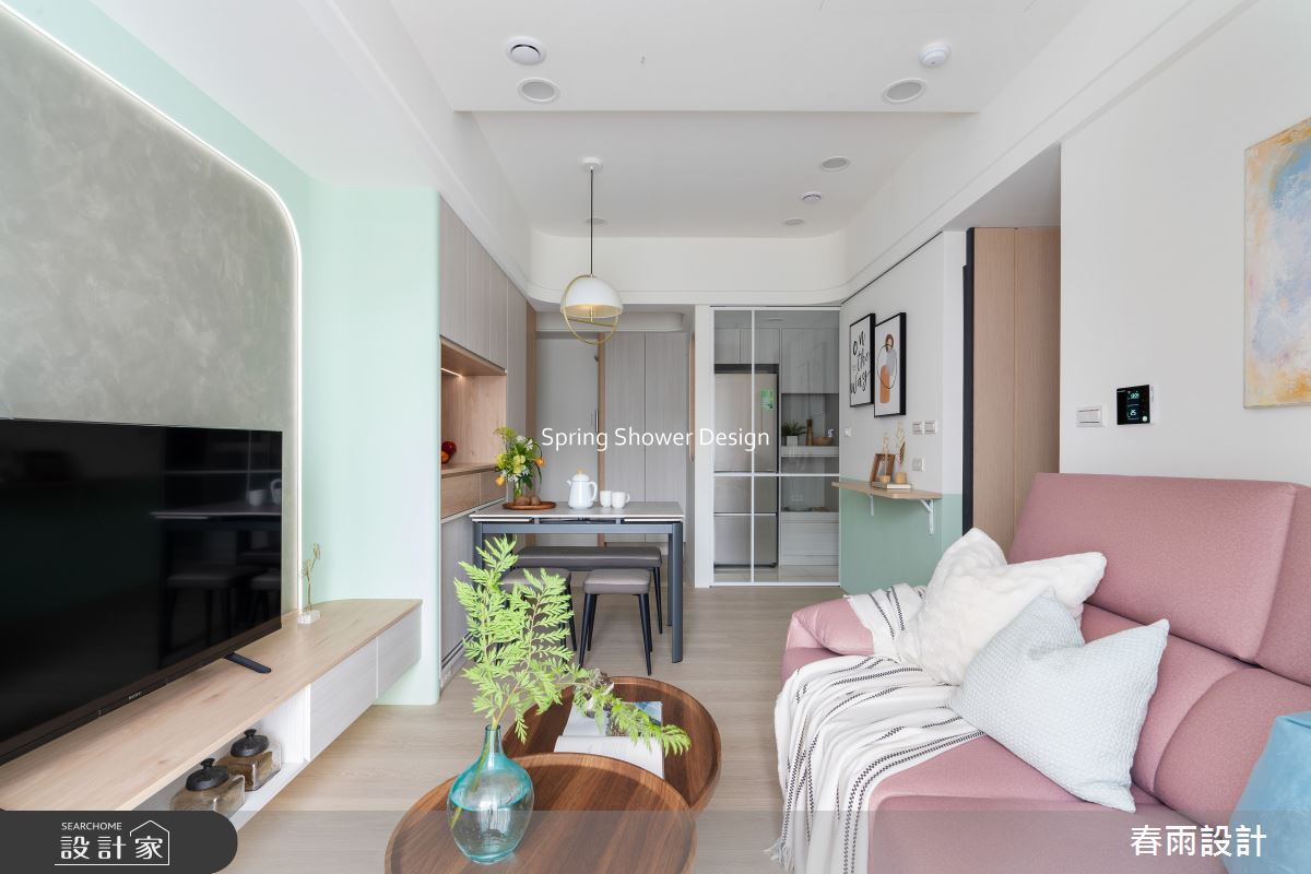 新成屋(5年以下)＿現代風客廳餐廳廚房案例圖片＿春雨設計＿春雨_316 桃園陳公館之11