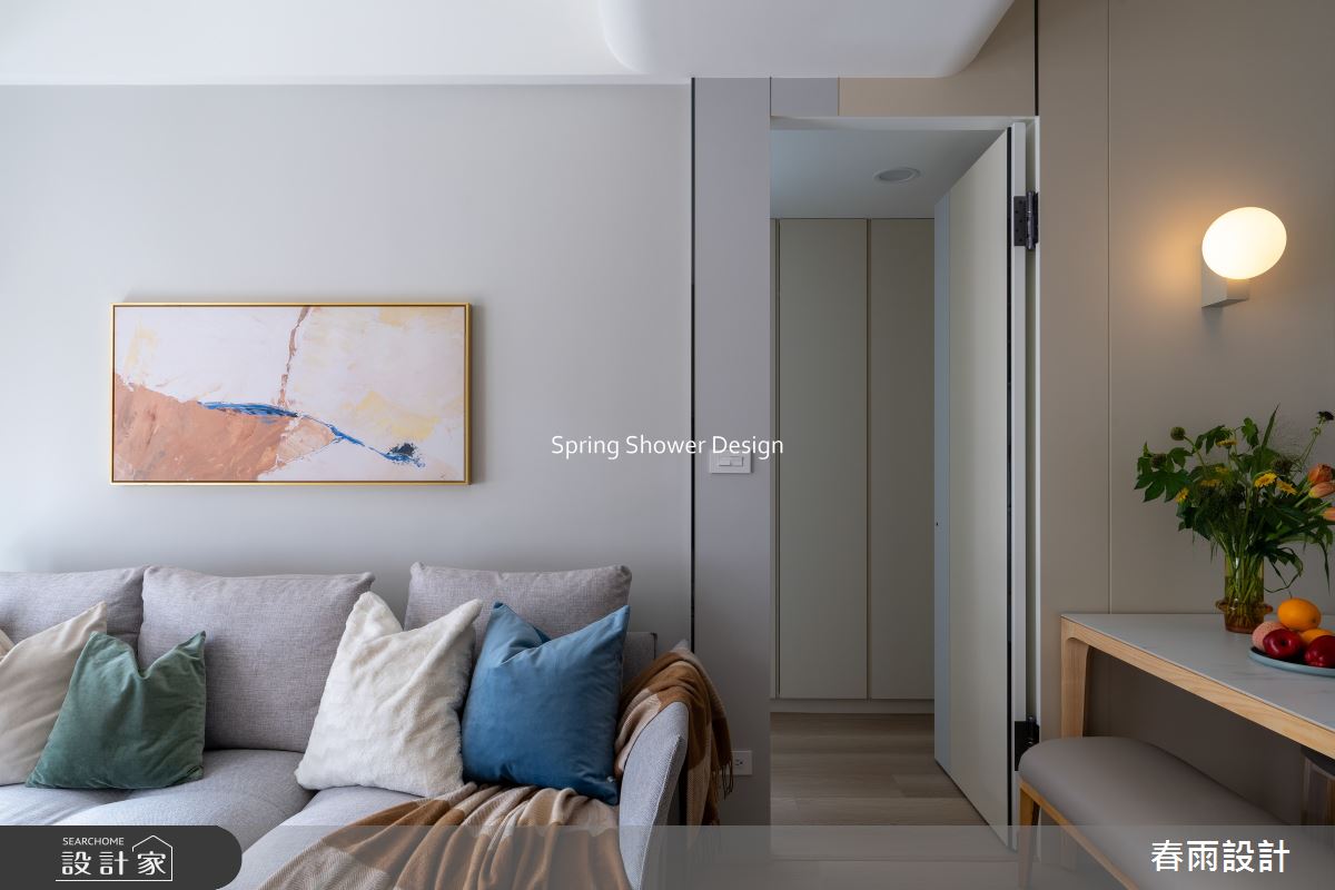 新成屋(5年以下)＿現代風客廳臥室案例圖片＿春雨設計＿春雨_317 國泰和河之18