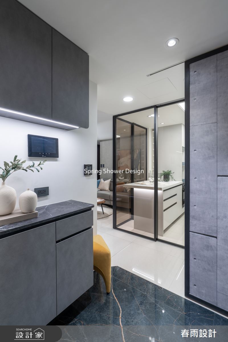 新成屋(5年以下)＿現代風玄關案例圖片＿春雨設計＿春雨_321 閱讀中研之1