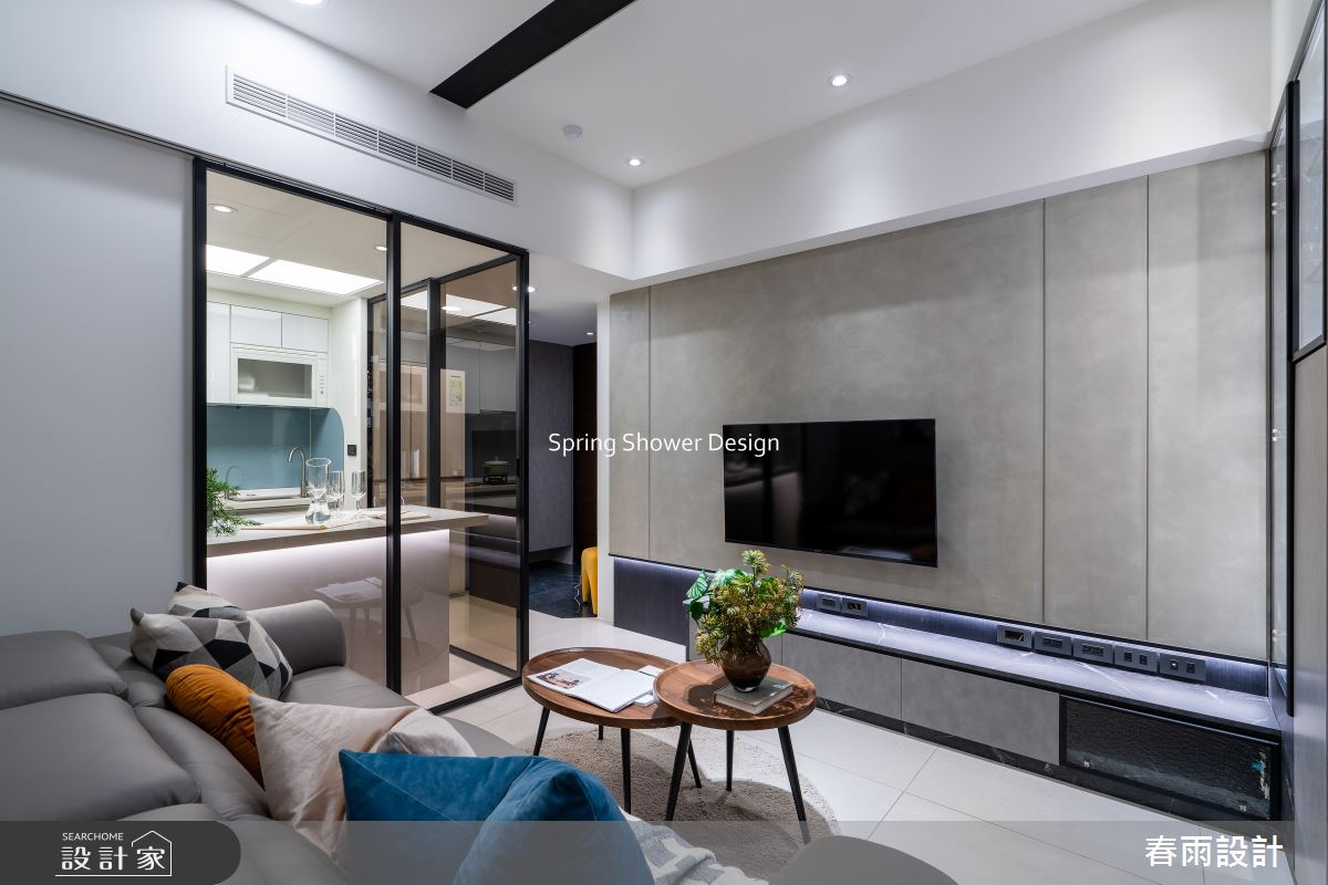 新成屋(5年以下)＿現代風客廳廚房案例圖片＿春雨設計＿春雨_321 閱讀中研之18
