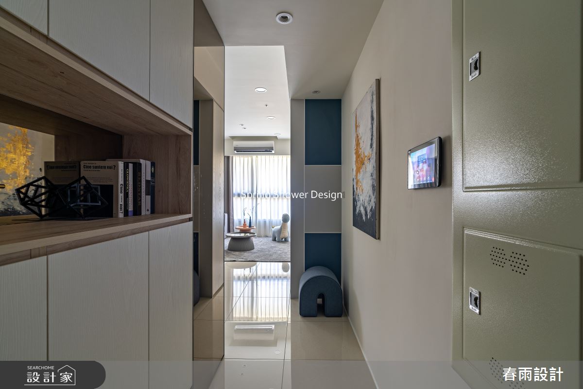 新成屋(5年以下)＿現代風玄關案例圖片＿春雨設計＿春雨_322 築億海格桃園之1