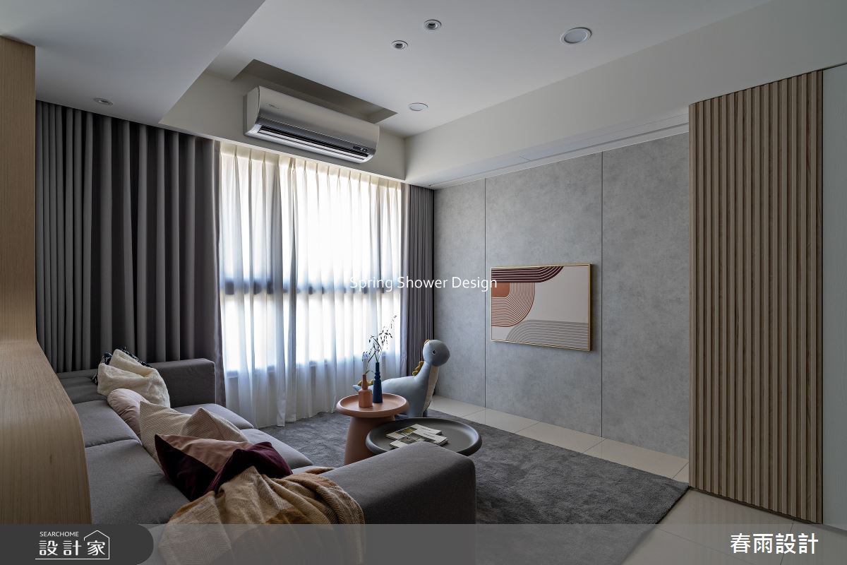 新成屋(5年以下)＿現代風客廳案例圖片＿春雨設計＿春雨_322 築億海格桃園之9