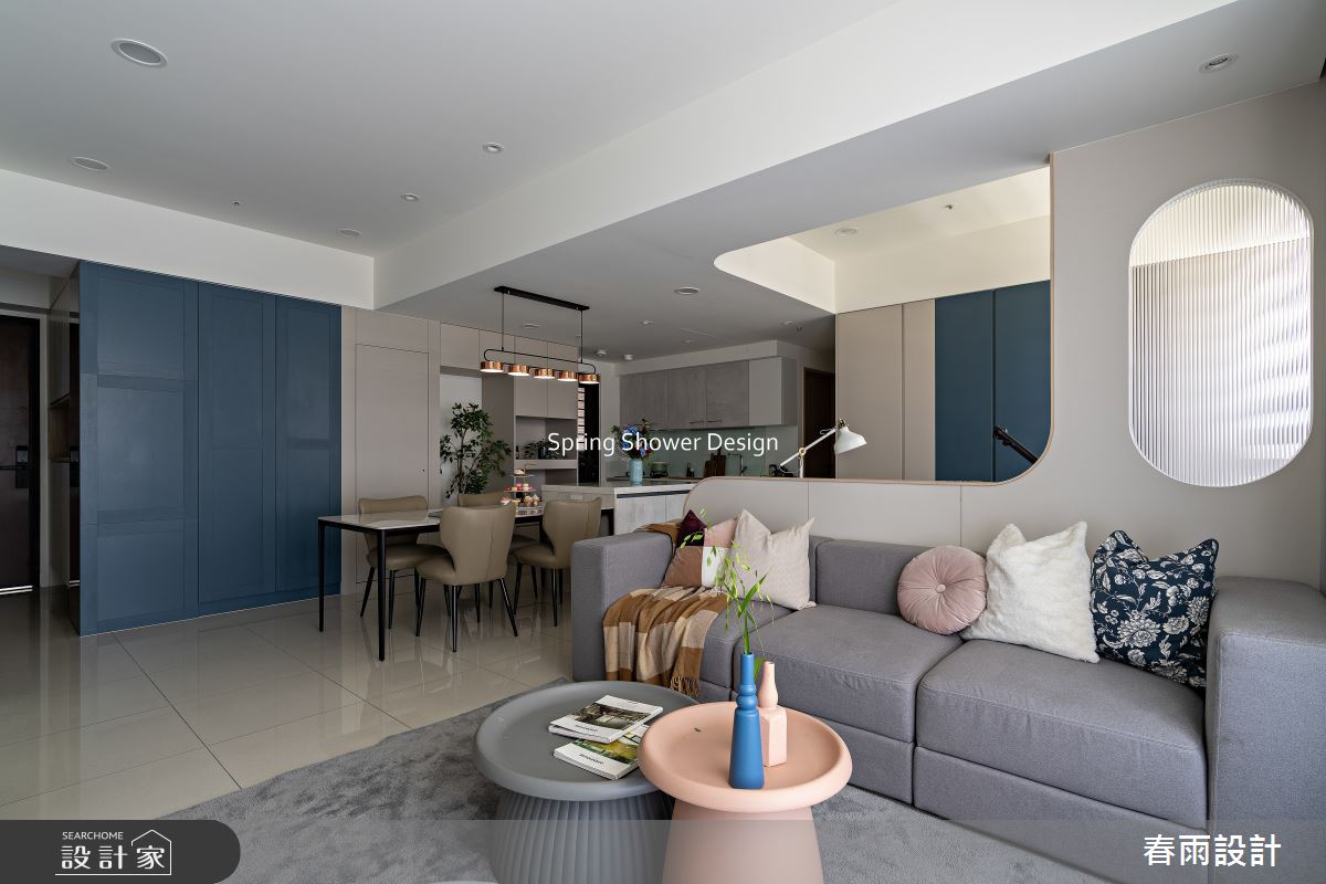 新成屋(5年以下)＿現代風客廳餐廳廚房案例圖片＿春雨設計＿春雨_322 築億海格桃園之13