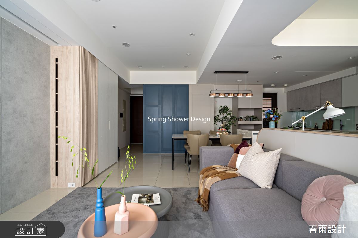 新成屋(5年以下)＿現代風客廳餐廳案例圖片＿春雨設計＿春雨_322 築億海格桃園之14