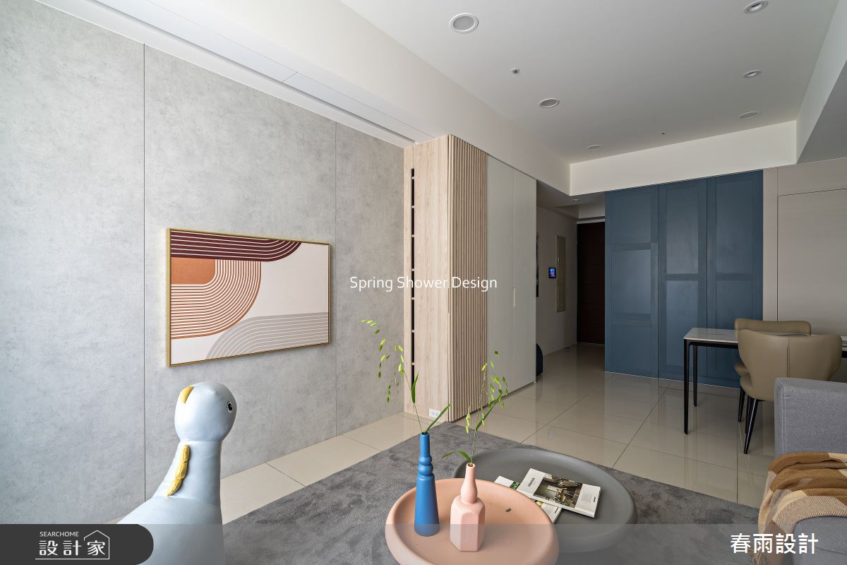 新成屋(5年以下)＿現代風玄關客廳案例圖片＿春雨設計＿春雨_322 築億海格桃園之15