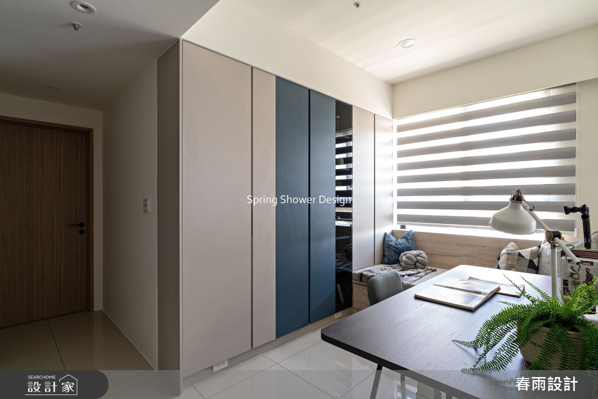 新成屋(5年以下)＿現代風書房臥榻案例圖片＿春雨設計＿春雨_322 築億海格桃園之3181