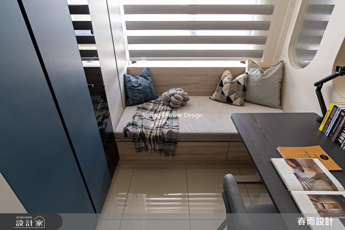 新成屋(5年以下)＿現代風書房臥榻案例圖片＿春雨設計＿春雨_322 築億海格桃園之23