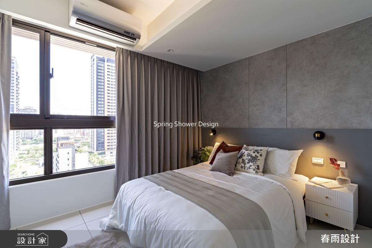 新成屋(5年以下)＿現代風臥室案例圖片＿春雨設計＿春雨_322 築億海格桃園之25