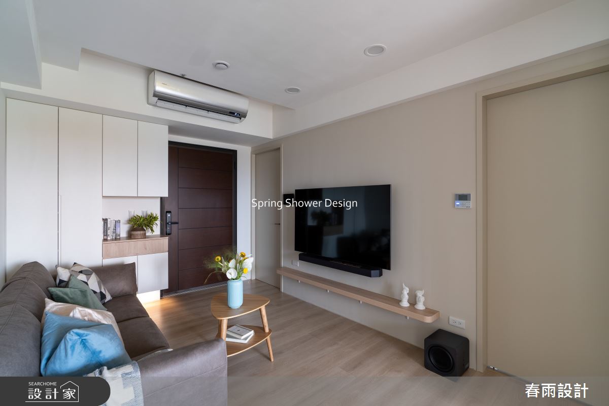 新成屋(5年以下)＿簡約風客廳案例圖片＿春雨設計＿春雨_324 富宇上城B2之7