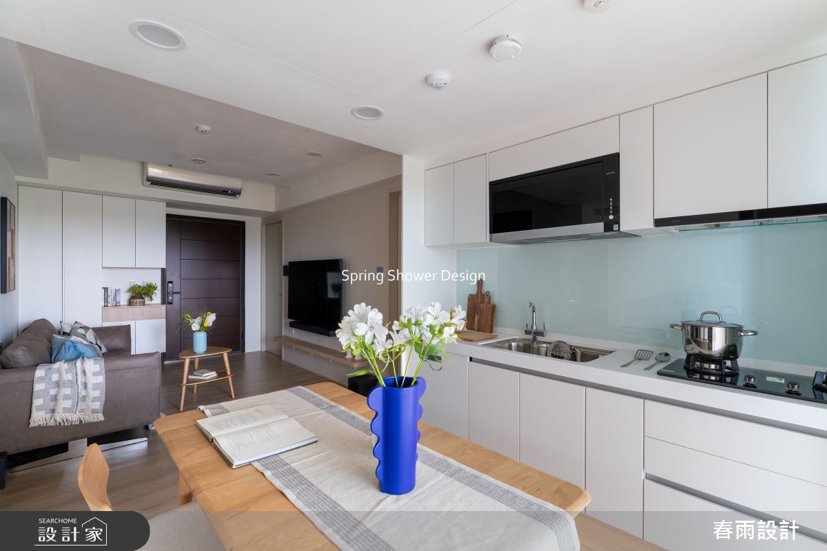 新成屋(5年以下)＿簡約風客廳餐廳廚房案例圖片＿春雨設計＿春雨_324 富宇上城B2之15