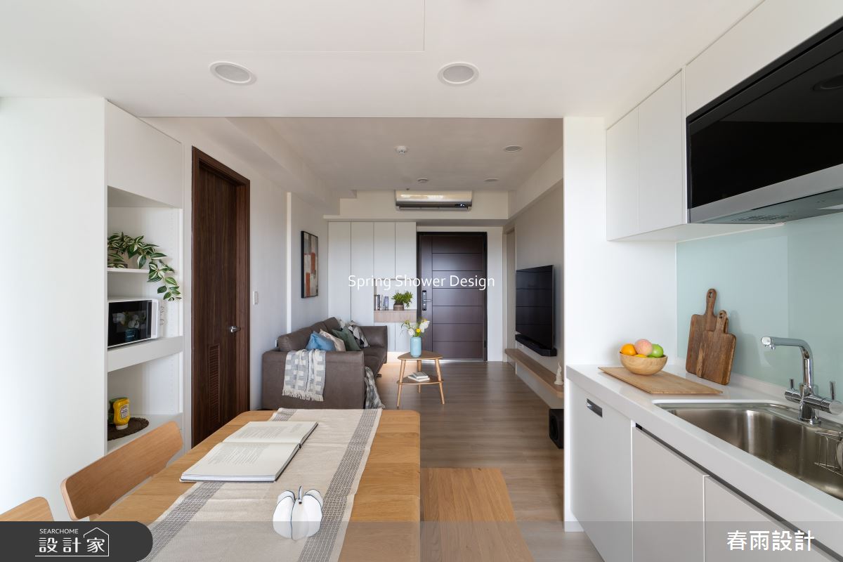 新成屋(5年以下)＿簡約風客廳餐廳廚房案例圖片＿春雨設計＿春雨_324 富宇上城B2之16