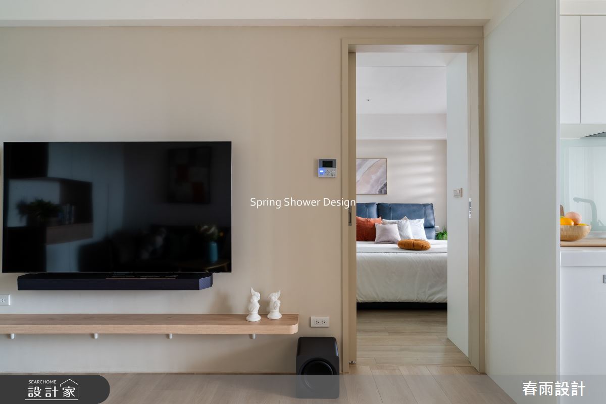 新成屋(5年以下)＿簡約風客廳臥室案例圖片＿春雨設計＿春雨_324 富宇上城B2之24