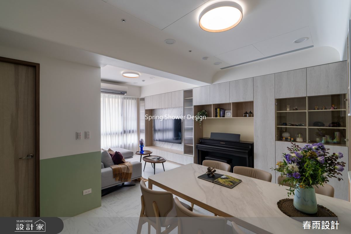 新成屋(5年以下)＿現代風客廳餐廳案例圖片＿春雨設計＿春雨_325 亞昕昕上城之8