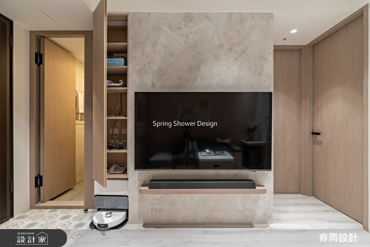 新成屋(5年以下)＿北歐風客廳浴室案例圖片＿春雨設計＿春雨_326 亞昕淳白之7