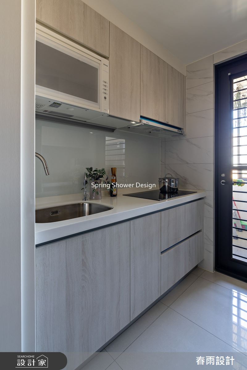 新成屋(5年以下)＿北歐風廚房案例圖片＿春雨設計＿春雨_326 亞昕淳白之16