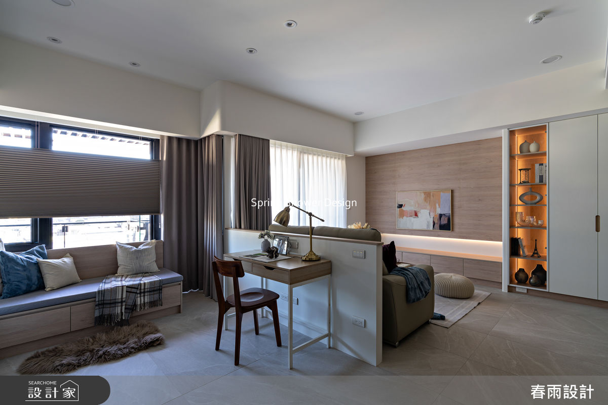 新成屋(5年以下)＿北歐風客廳書房臥榻案例圖片＿春雨設計＿春雨_327 永陞鳳翎之18
