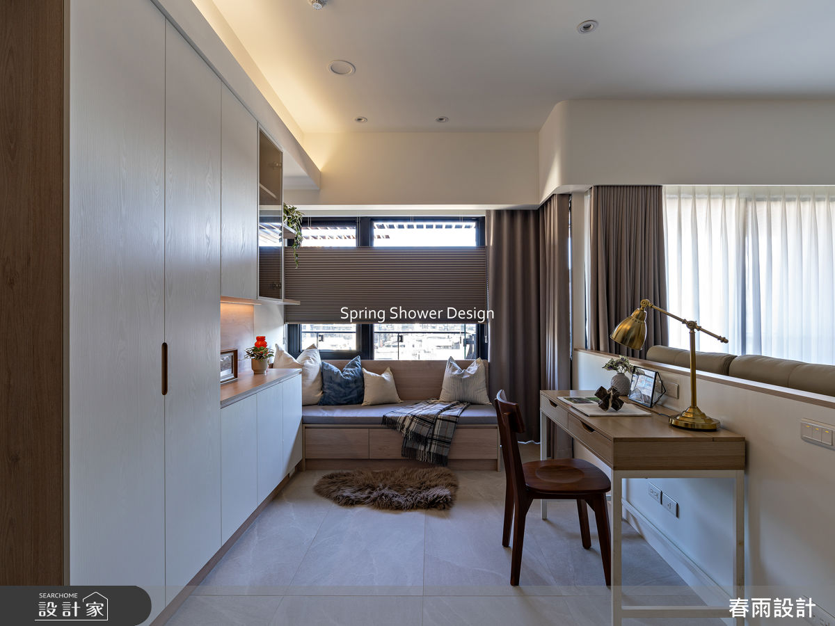 新成屋(5年以下)＿北歐風書房臥榻案例圖片＿春雨設計＿春雨_327 永陞鳳翎之19