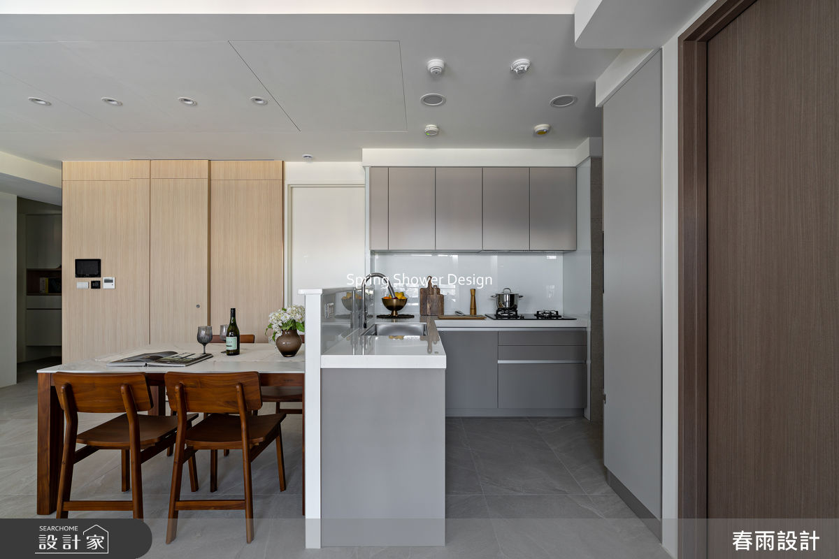 新成屋(5年以下)＿北歐風餐廳廚房案例圖片＿春雨設計＿春雨_327 永陞鳳翎之24