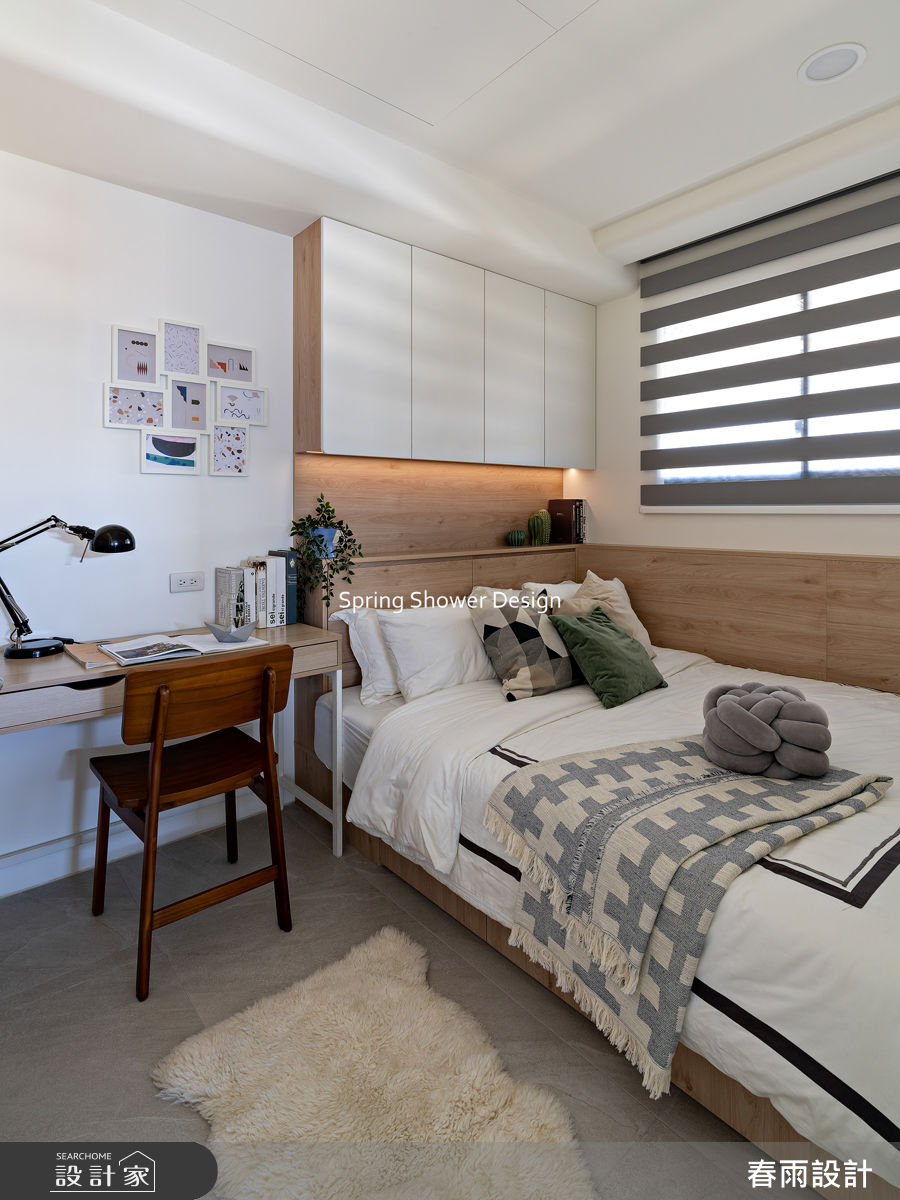 新成屋(5年以下)＿北歐風臥室案例圖片＿春雨設計＿春雨_327 永陞鳳翎之37