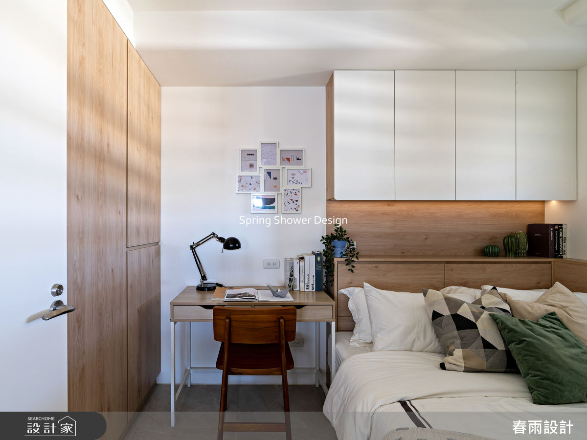 新成屋(5年以下)＿北歐風臥室案例圖片＿春雨設計＿春雨_327 永陞鳳翎之35