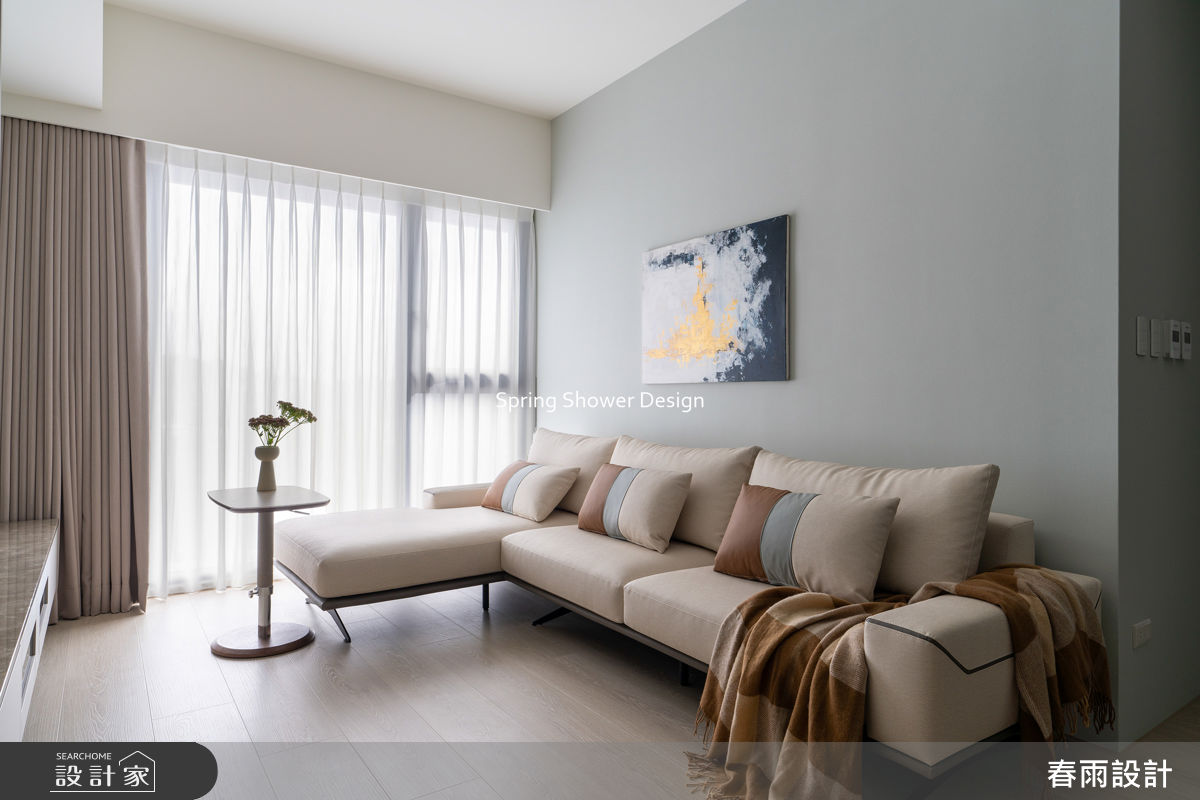 新成屋(5年以下)＿現代風客廳案例圖片＿春雨設計＿春雨_328 信松廣場之7