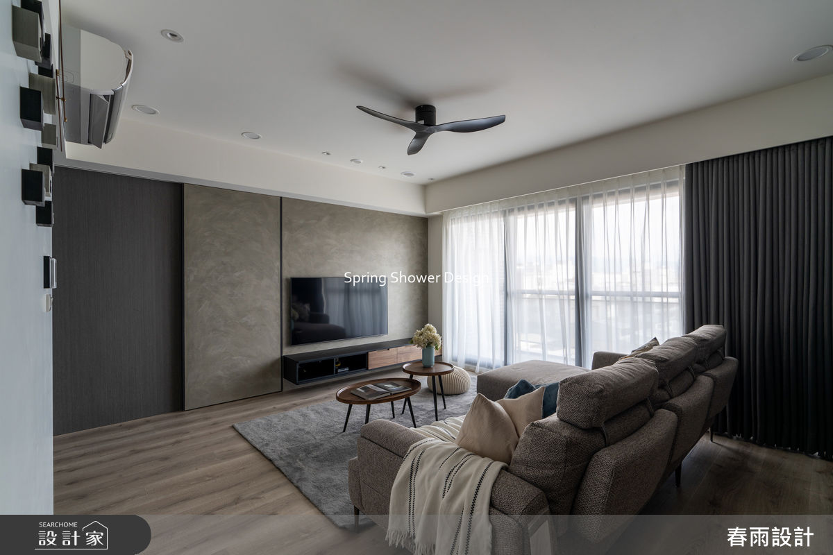 新成屋(5年以下)＿現代風客廳案例圖片＿春雨設計＿春雨_329 苗栗百檠四季之5
