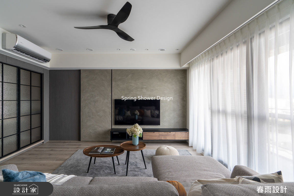 新成屋(5年以下)＿現代風客廳案例圖片＿春雨設計＿春雨_329 苗栗百檠四季之7