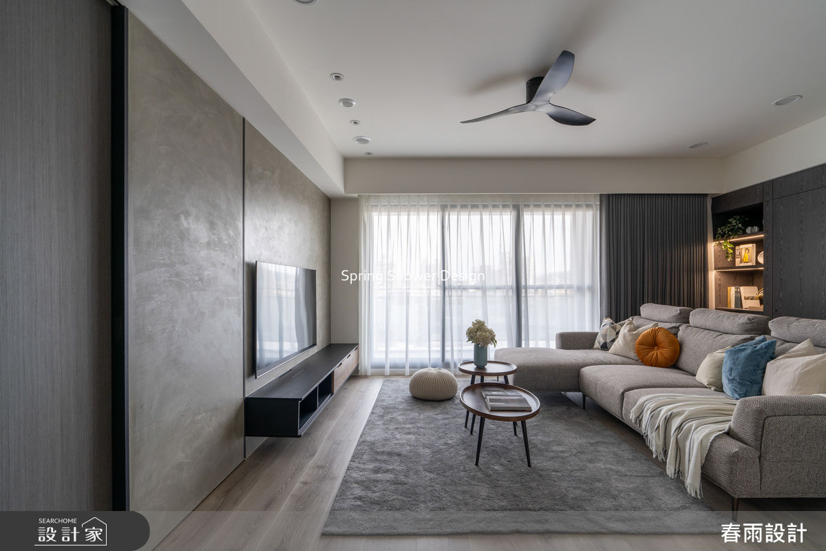 新成屋(5年以下)＿現代風客廳案例圖片＿春雨設計＿春雨_329 苗栗百檠四季之8