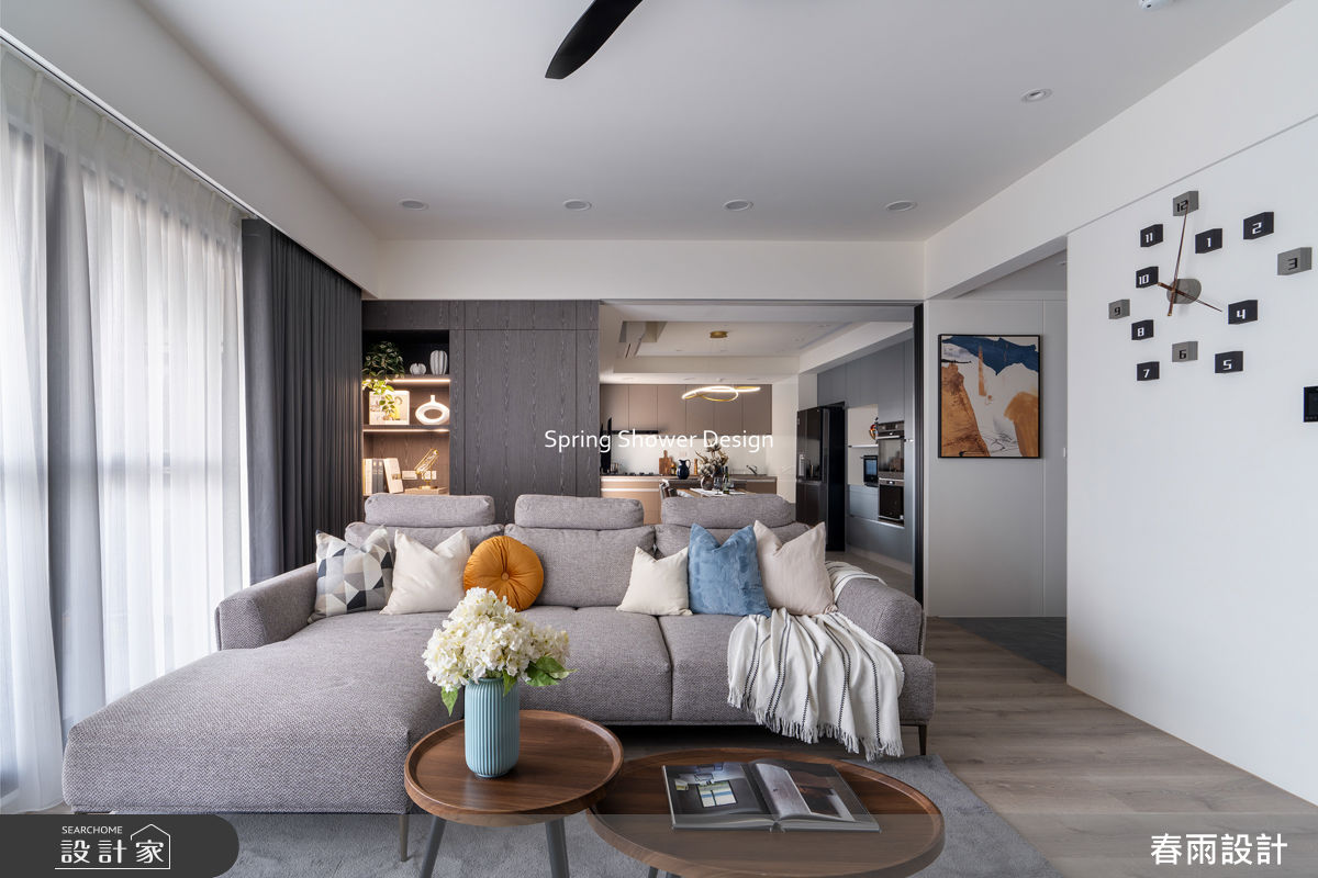 新成屋(5年以下)＿現代風客廳餐廳廚房案例圖片＿春雨設計＿春雨_329 苗栗百檠四季之11