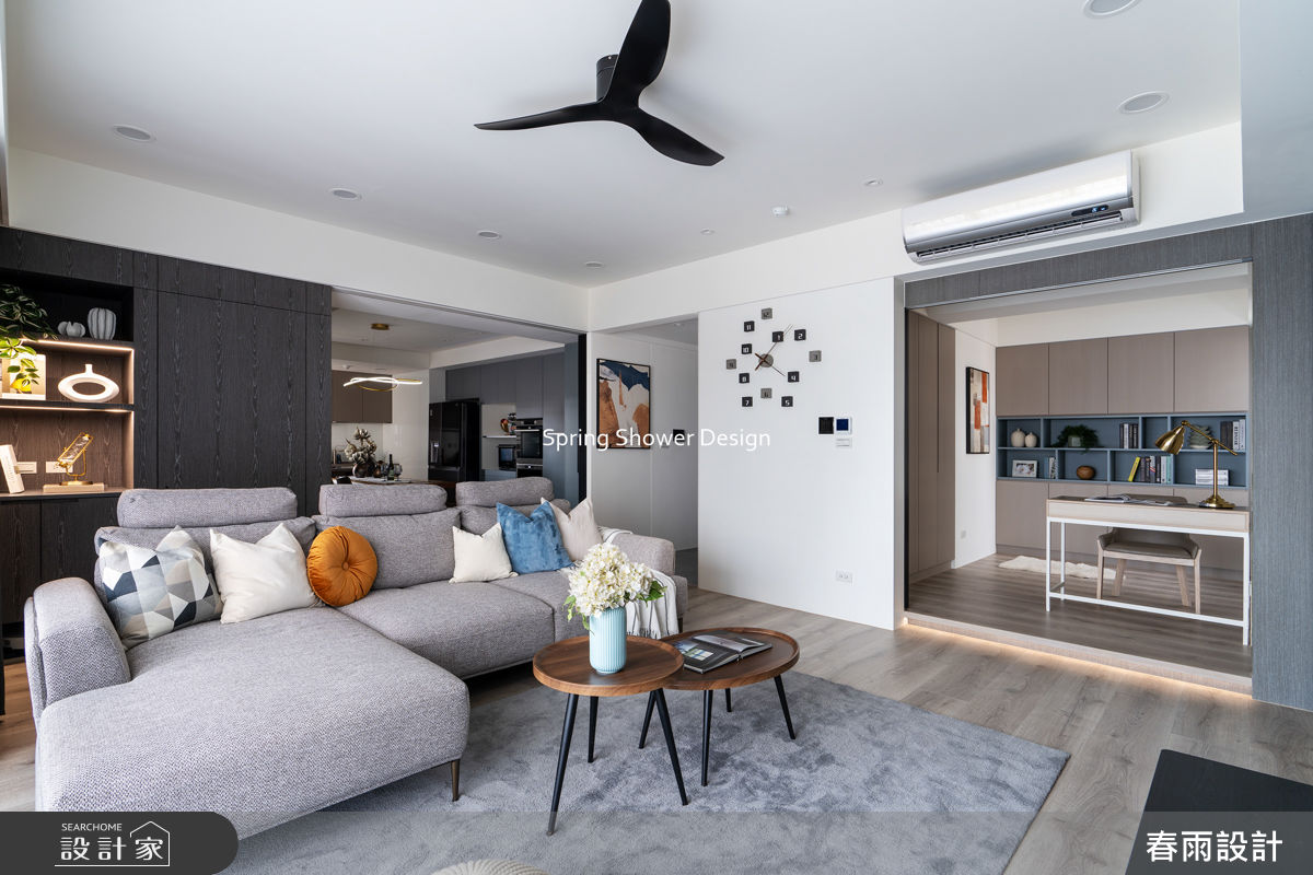 新成屋(5年以下)＿現代風客廳餐廳書房案例圖片＿春雨設計＿春雨_329 苗栗百檠四季之12