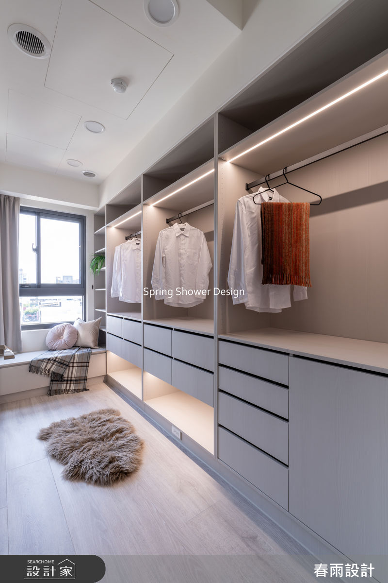 新成屋(5年以下)＿現代風更衣間臥榻案例圖片＿春雨設計＿春雨_329 苗栗百檠四季之42