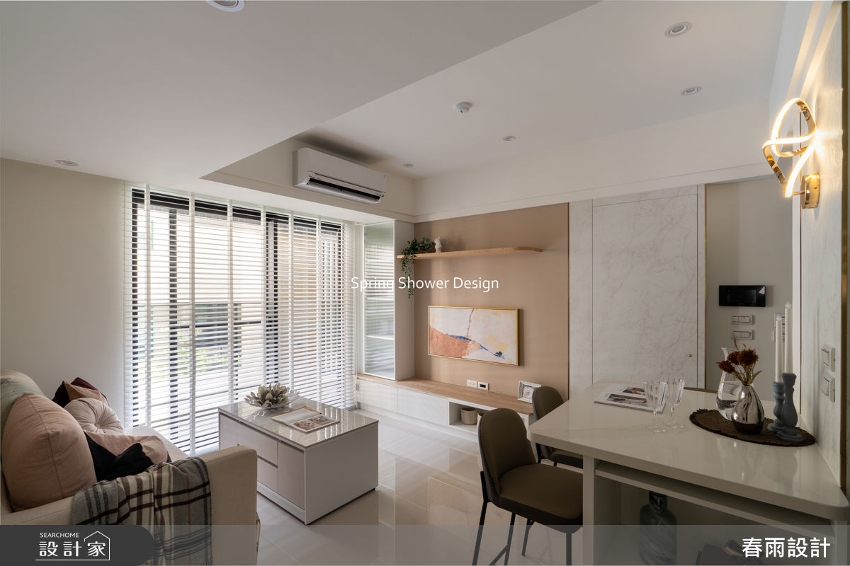 新成屋(5年以下)＿美式風客廳餐廳案例圖片＿春雨設計＿春雨_330 沅林築青之9