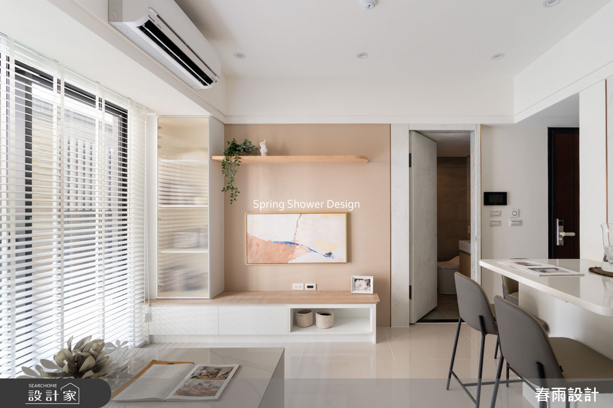 新成屋(5年以下)＿美式風客廳浴室案例圖片＿春雨設計＿春雨_330 沅林築青之13